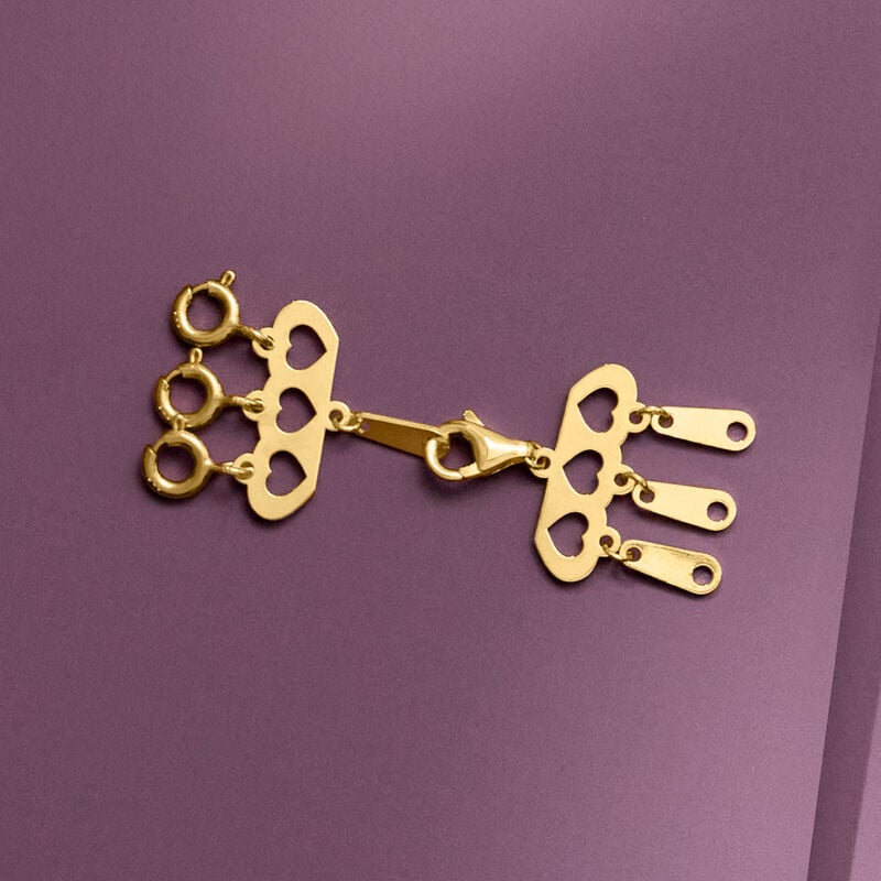 Italian 14kt Yellow Gold Layering Clasp image number 4
