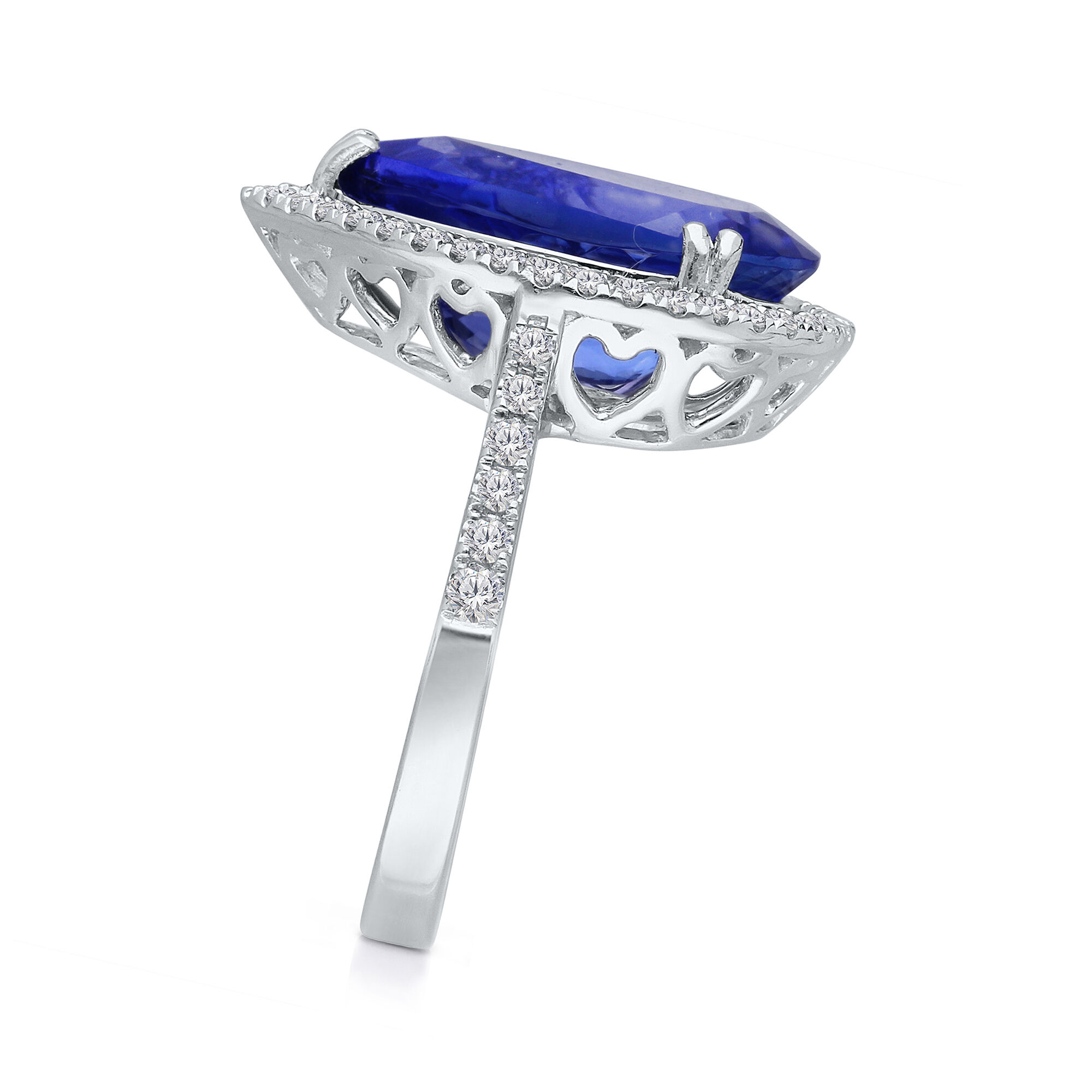 【初売り】 and Tanzanite Carat 7.50 .87 14kt in Ring Diamond t.w. ct. アンティーク雑貨