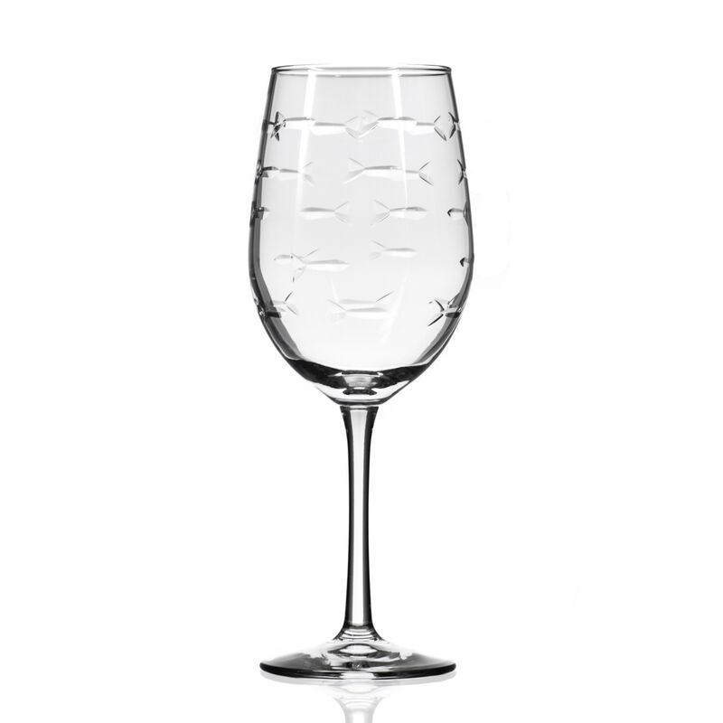 Rolf Glass &quot;School of Fish&quot; Set of 4 Wine Glasses image number 1