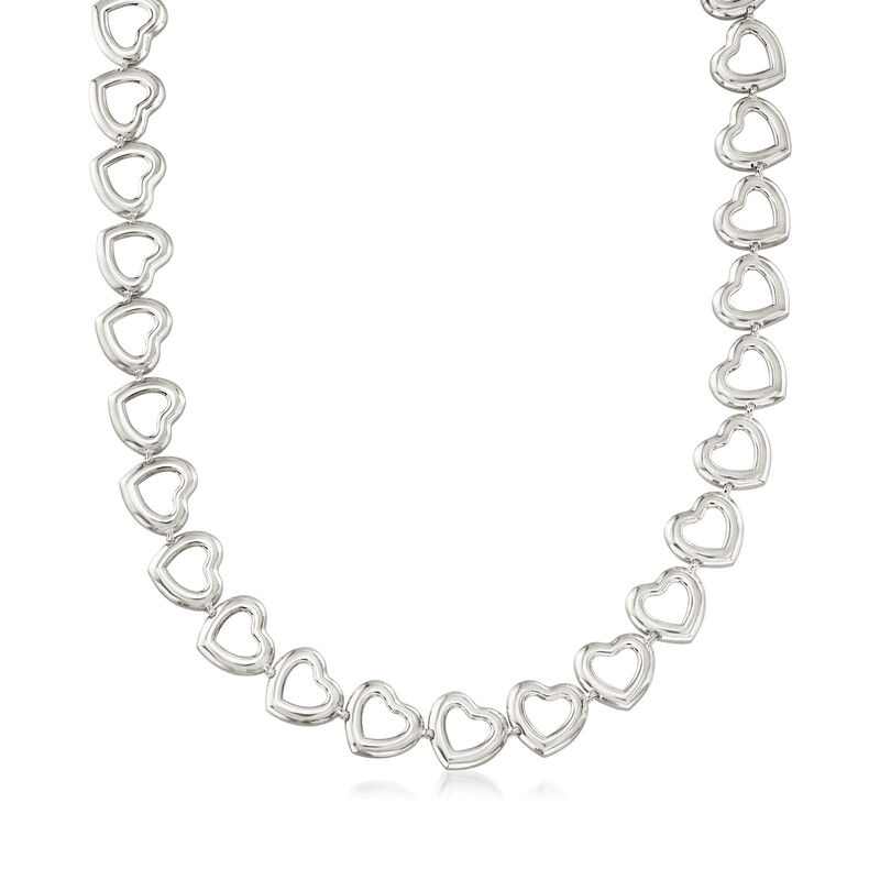 Sterling Silver Heart Necklace image number 0