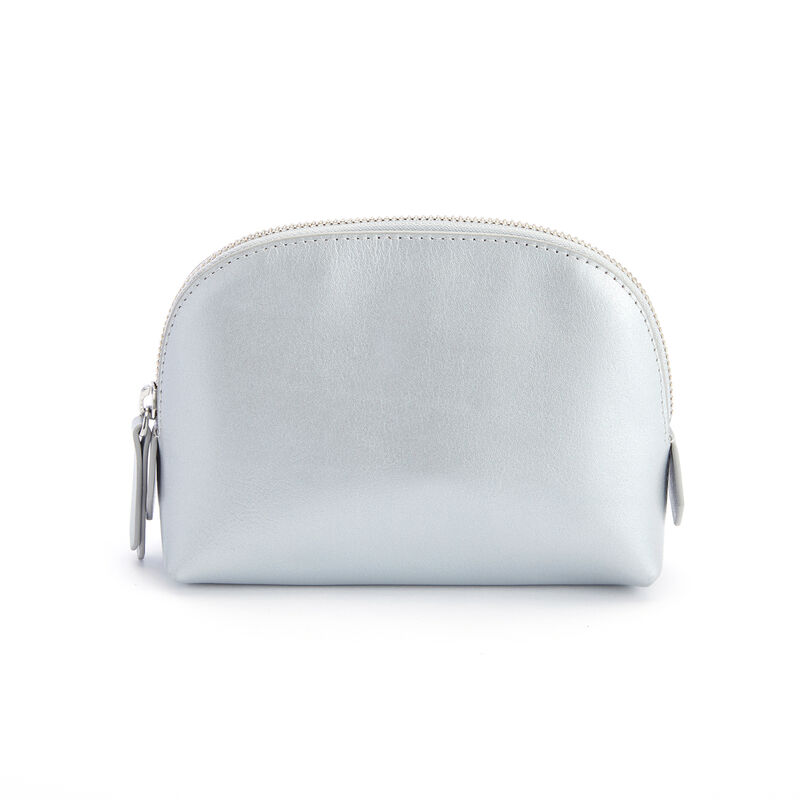 Royce Silver Leather Cosmetic Case   image number 0