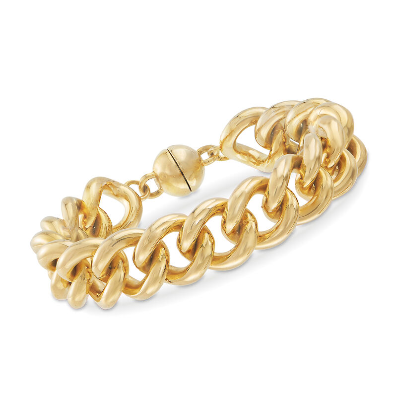 Andiamo 14kt Yellow Gold Link Bracelet image number 0