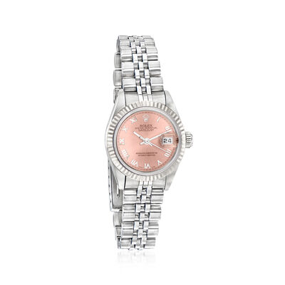 Pre-Owned Rolex Datejust Women's 26mm Automatic Stainless Steel and 18kt White Gold Watch