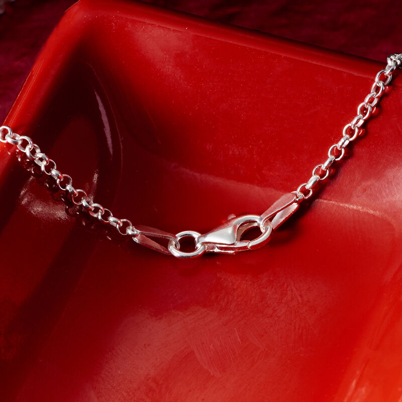 Sterling Silver Personalized Monogram Necklace image number 7