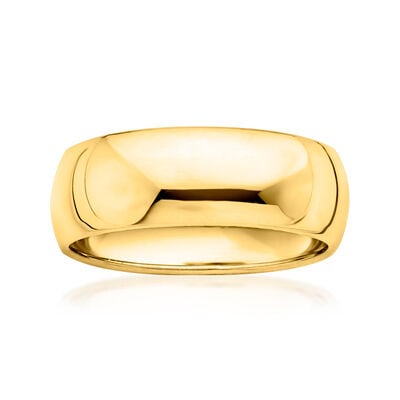 Italian 14kt Yellow Gold Dome Ring
