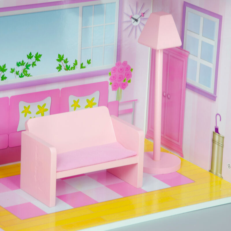 Child's Fancy Mansion 13-pc. Dollhouse image number 7