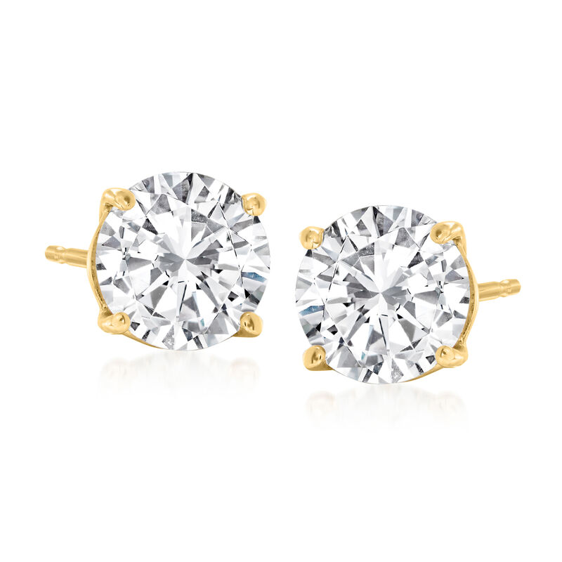 2.25 ct. t.w. Diamond Stud Earrings in 14kt Yellow Gold image number 0