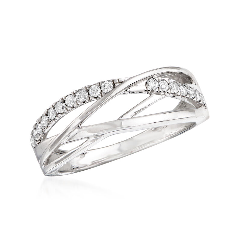 .25 ct. t.w. Diamond Highway Ring in Sterling Silver image number 3
