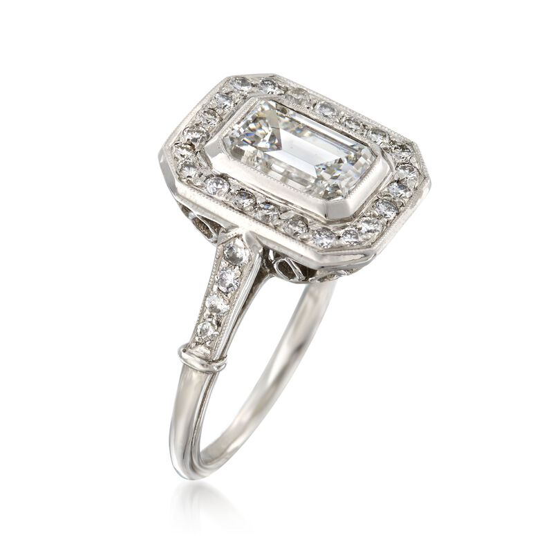 Majestic Collection 2.40 ct. t.w. Certified Diamond Ring in Platinum image number 2