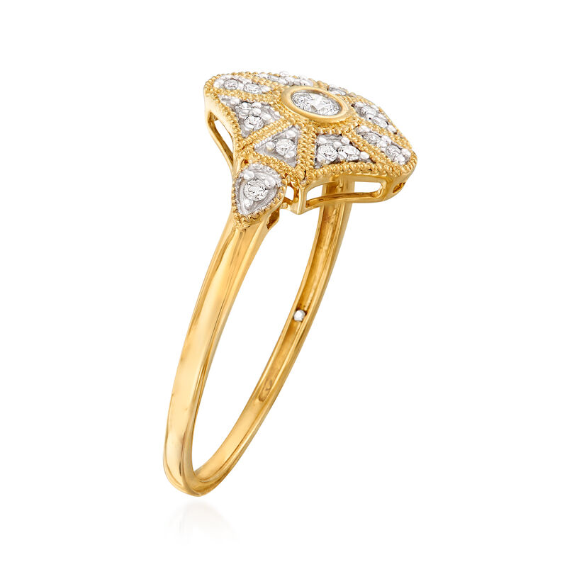 .13 ct. t.w. Diamond Ring in 14kt Yellow Gold image number 2