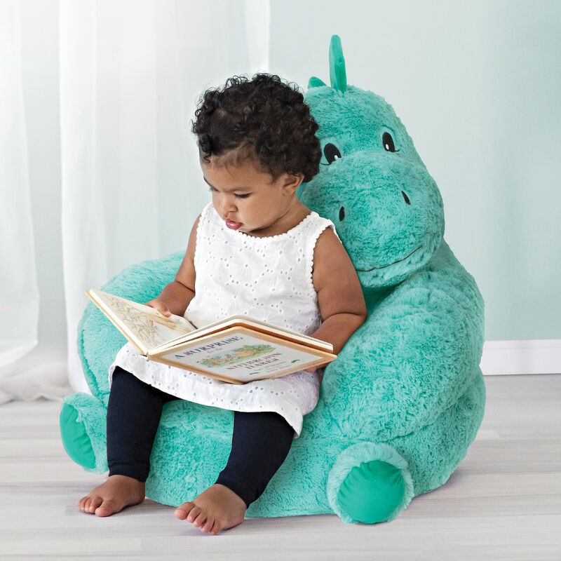 Children's Plush Dinosaur Chair image number 3