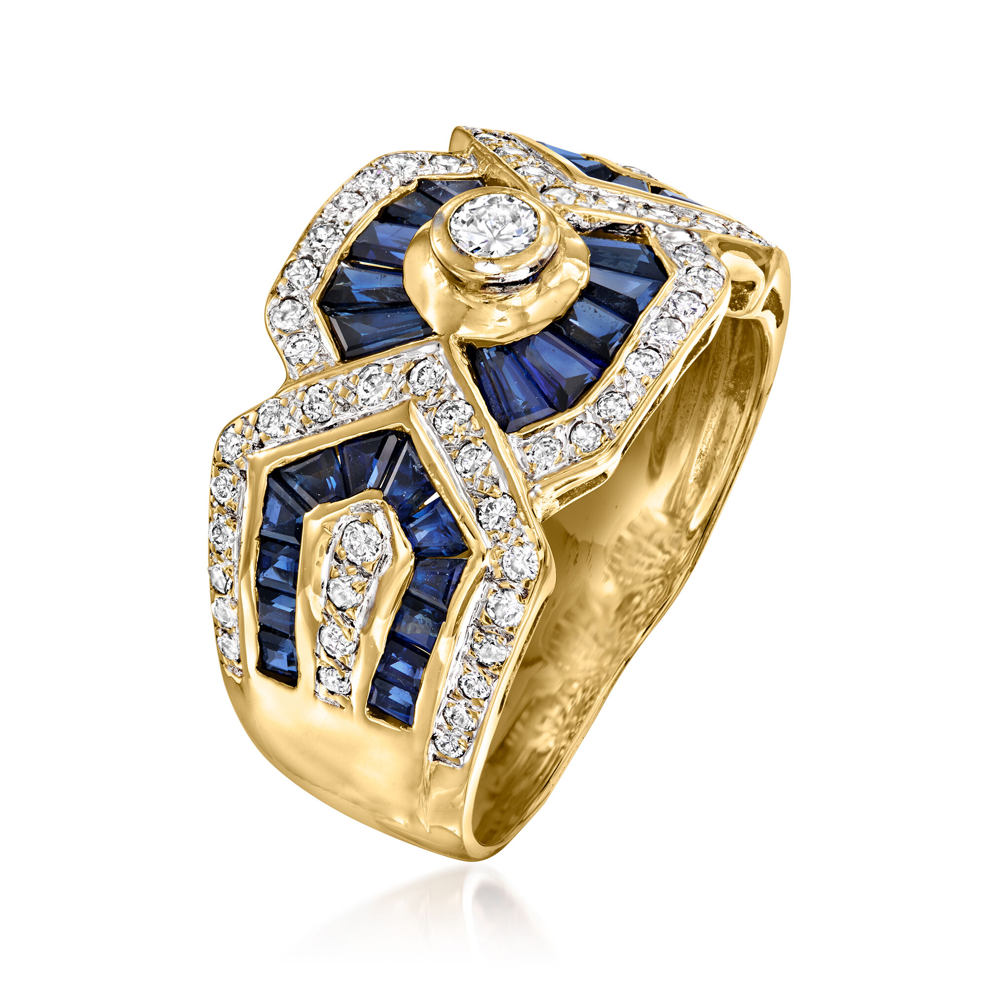 C. 1980 Vintage Le Vian 1.40 ct. t.w. Sapphire and .72 ct. t.w.