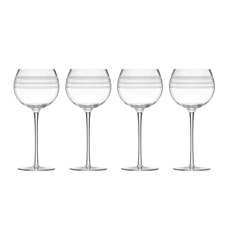 Kate Spade "Library Stripe" 4-pc. Crystal Barware Sets image number 1