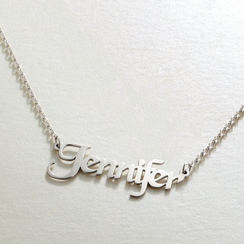 Sterling Silver Personalized Name Necklace image number 4