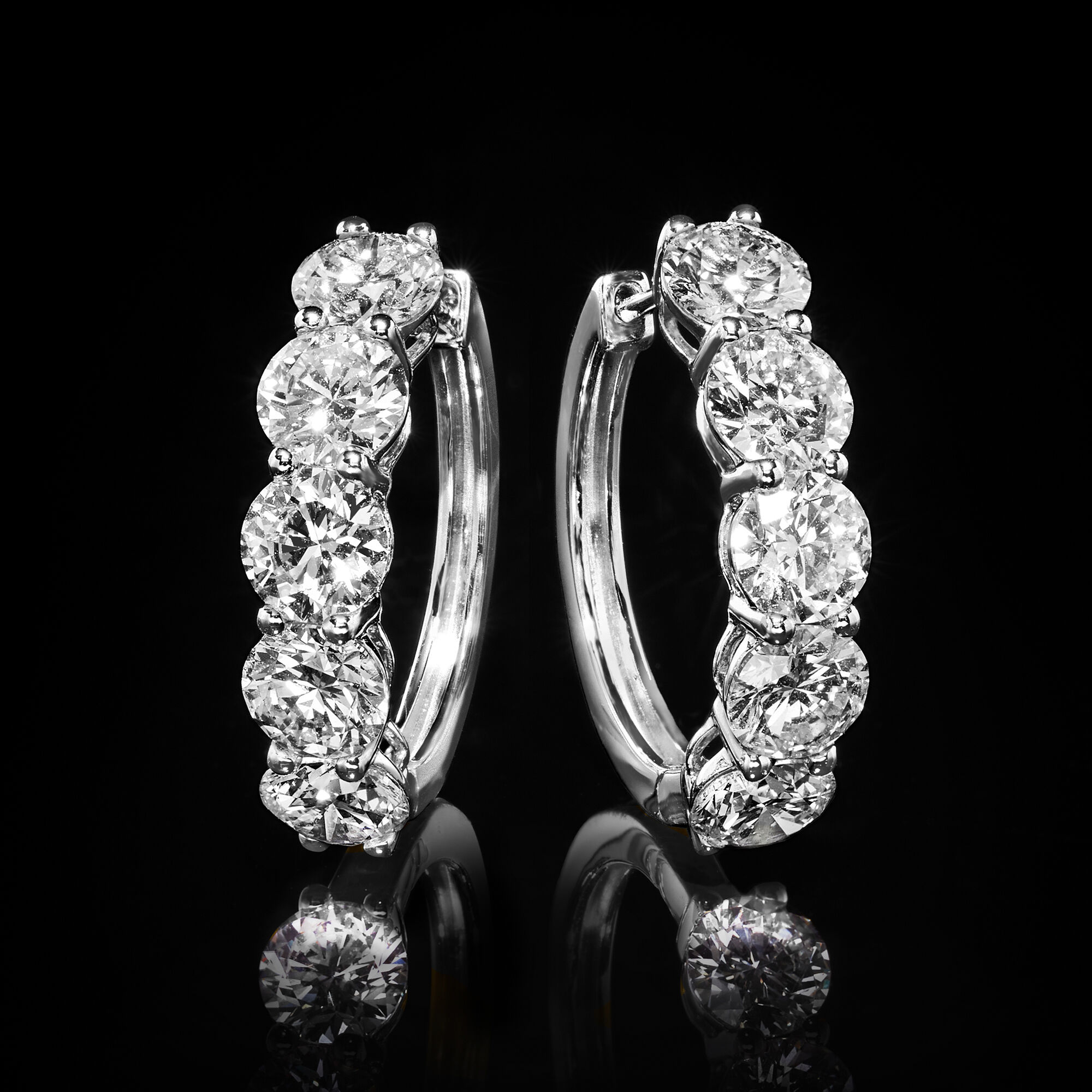 Black Spinel With White Zircon 18k Yellow Gold Over Sterling