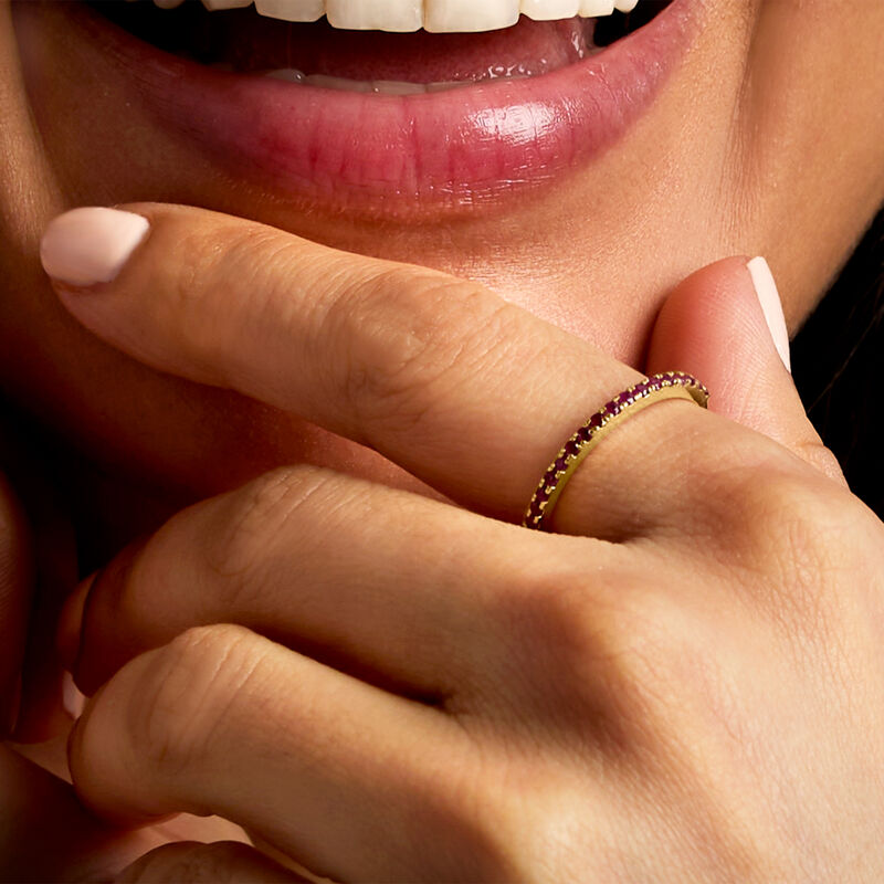 .20 ct. t.w. Ruby Ring in 14kt Yellow Gold. Size 9 image number 2