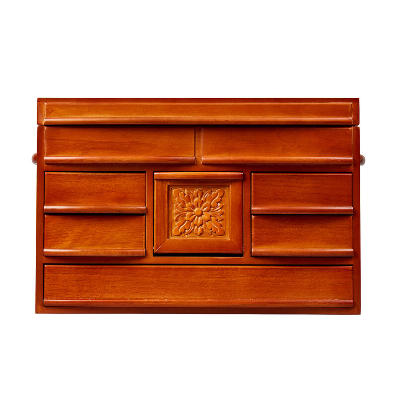 Mele & Co. "Empress" Walnut-Finish Wooden Jewelry Box image number 5