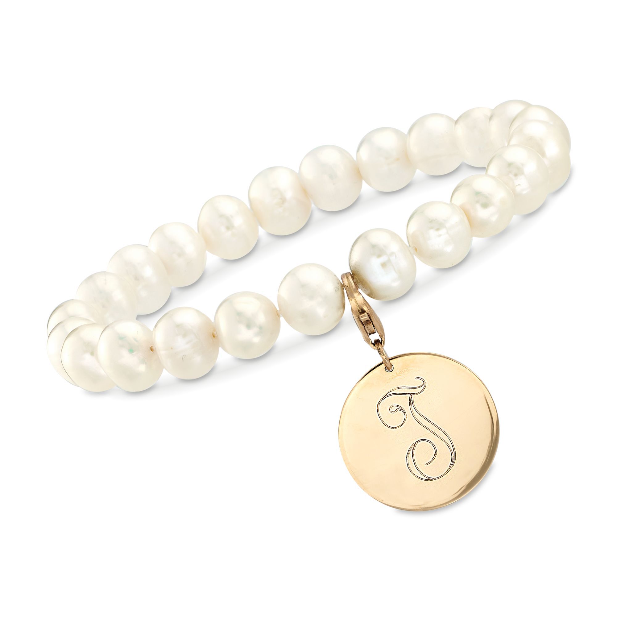 高級品市場 Pearl Cultured 8-8.5mm Bracelet Gold Yellow 14kt with アクセサリー
