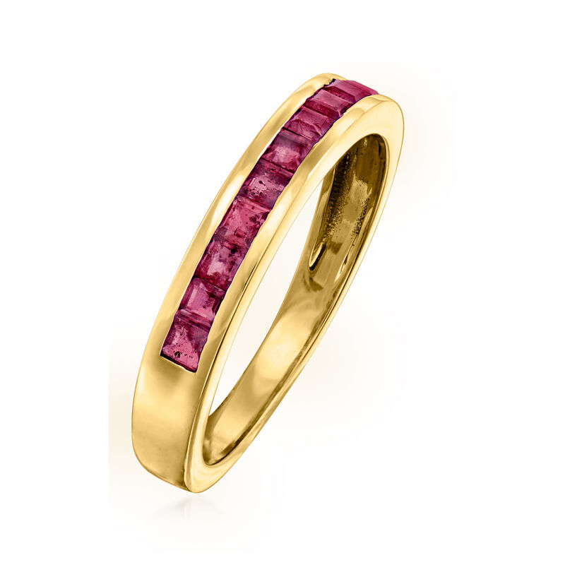 .70 ct. t.w. Ruby Ring in 14kt Yellow Gold image number 2