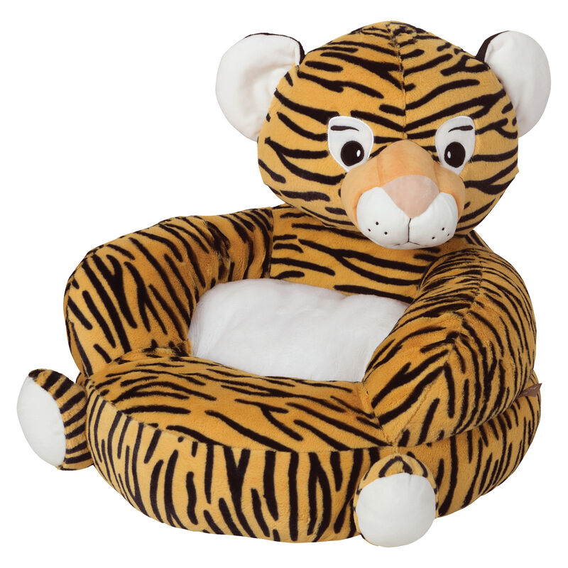 Children's Plush Tiger Character Chair image number 0