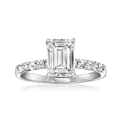 2.30 ct. t.w. Lab-Grown Diamond Ring in 14kt White Gold