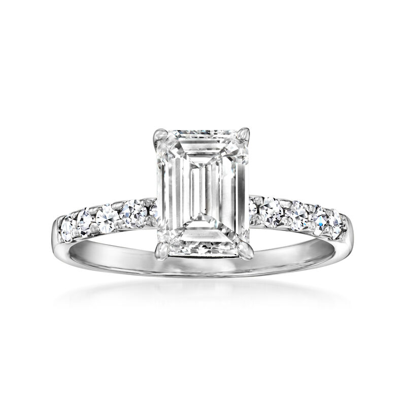 2.30 ct. t.w. Lab-Grown Diamond Ring in 14kt White Gold image number 0