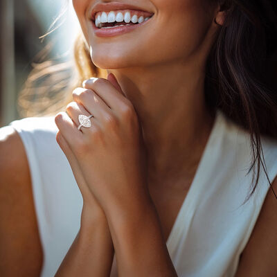 2.00 ct. t.w. Lab-Grown Diamond Ring in 14kt White Gold