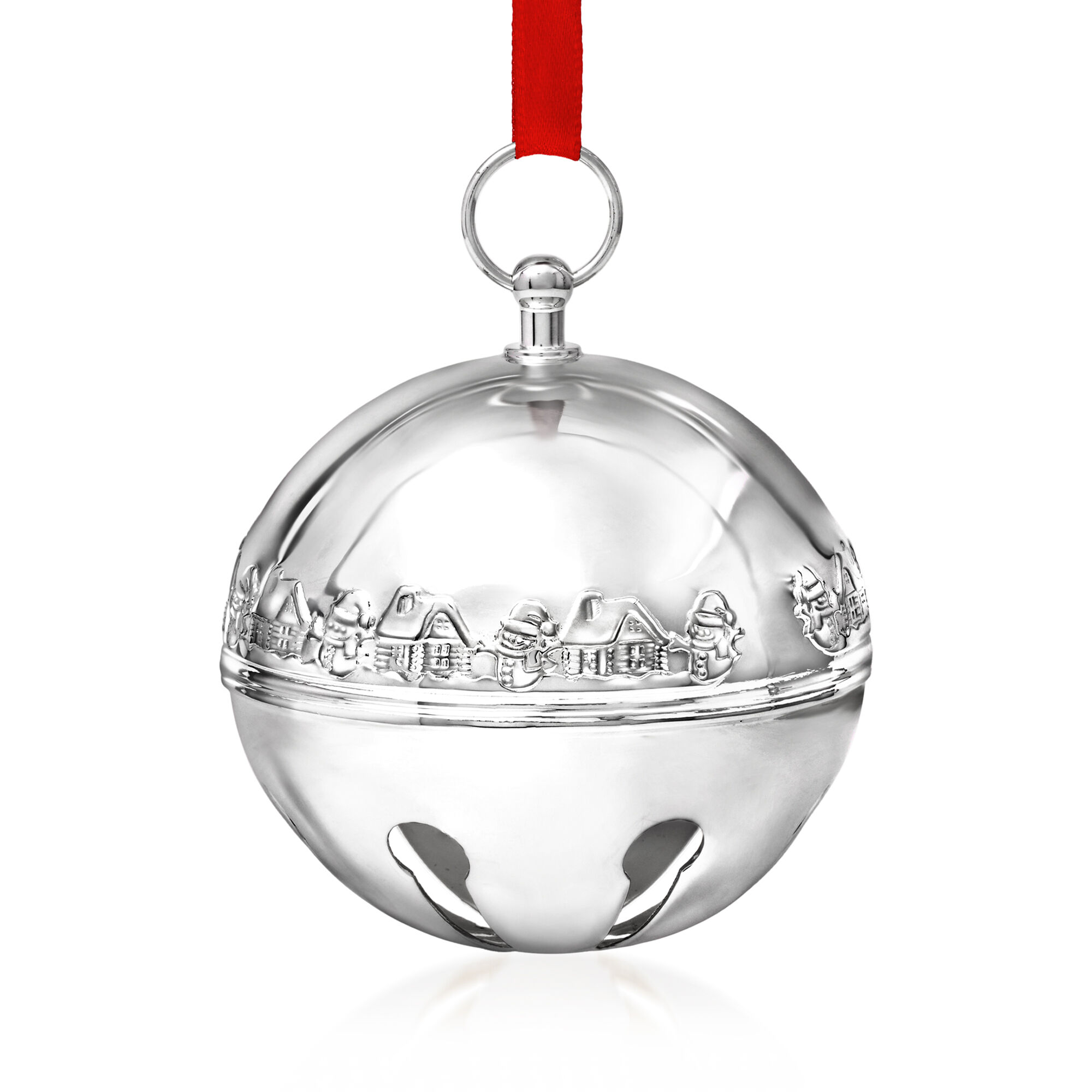 Wallace 2024 Annual Silver Plate Sleigh Bell Ornament 54th Edition