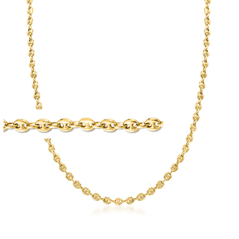14kt Yellow Gold Mariner-Link Necklace image number 0