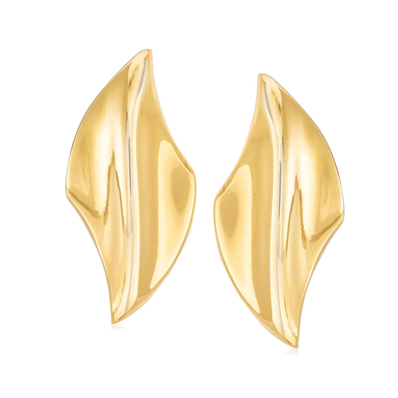 Italian 18kt Yellow Gold Clip-On Earrings image number 0