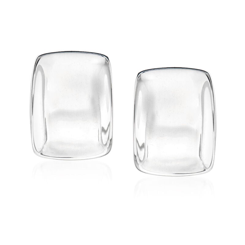 Zina Sterling Silver &quot;Palm Springs&quot; Small Clip-On Earrings image number 0