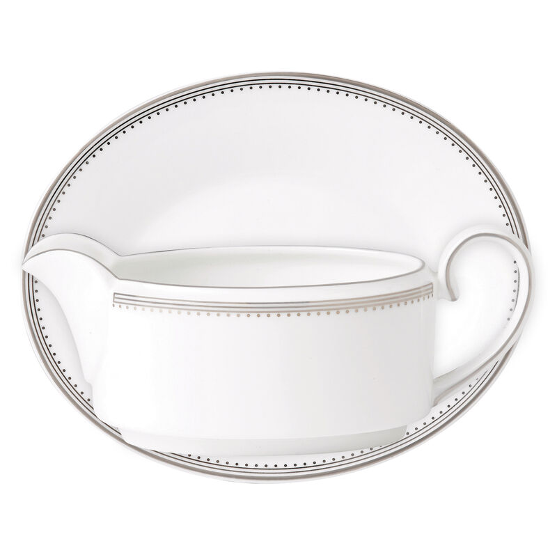 Gravy Stand - Vera Wang for Wedgwood &quot;Grosgrain&quot; Serveware image number 1
