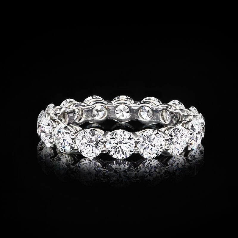 4.00 ct. t.w. Lab-Grown Diamond Eternity Band in 14kt White Gold image number 4