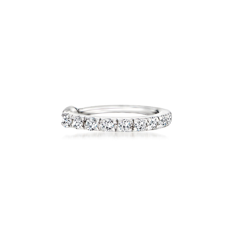 .10 ct. t.w. Diamond Ear Cuff in Sterling Silver image number 0
