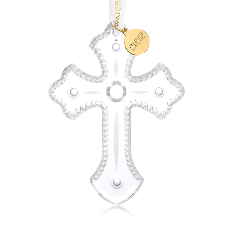 Waterford Crystal 2022 Cross Ornament  image number 0