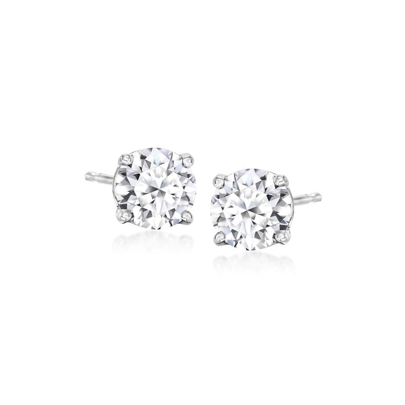 1.50 ct. t.w. Lab-Grown Diamond Stud Earrings in 14kt White Gold  image number 0
