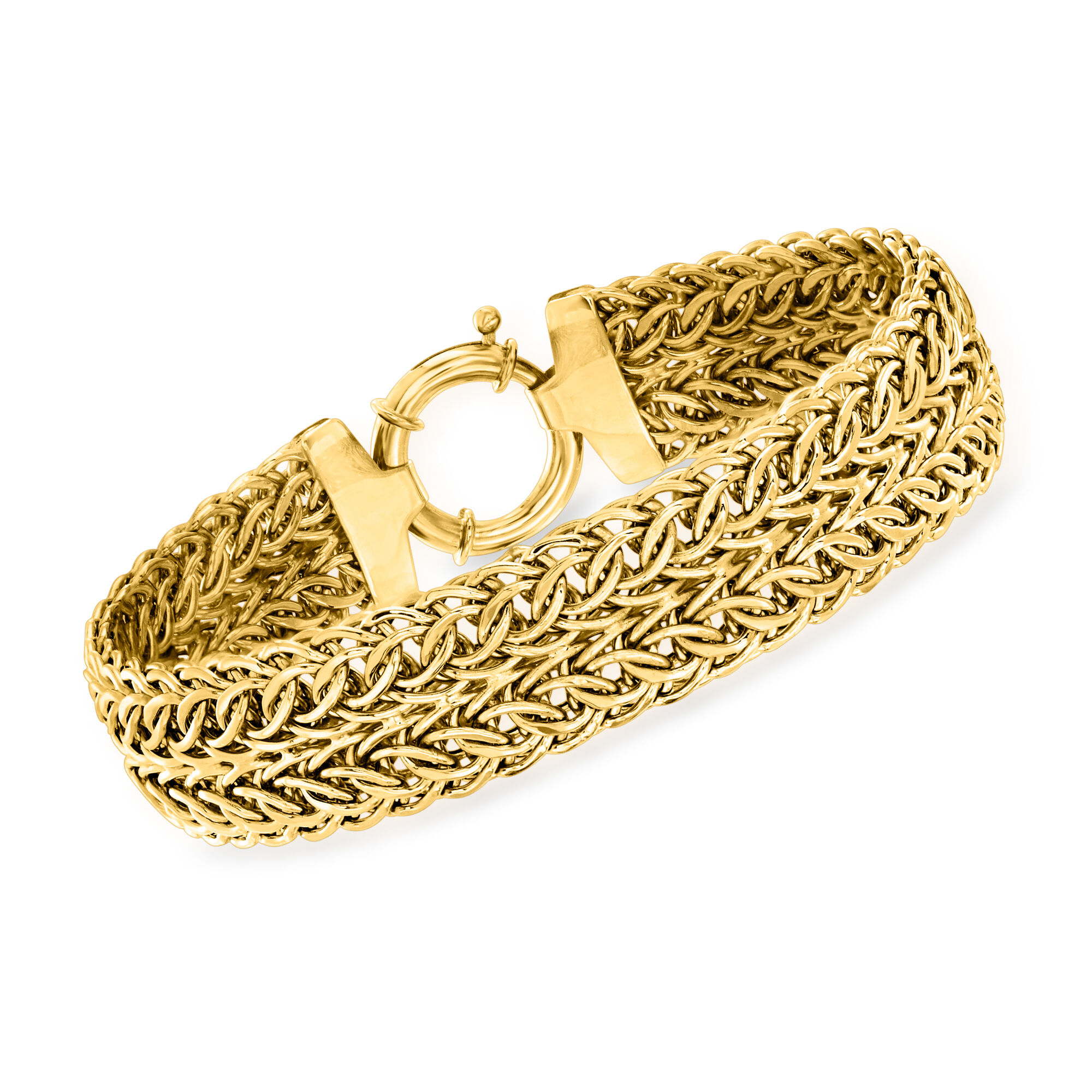 14kt Yellow Gold Sedusa-Link Bracelet