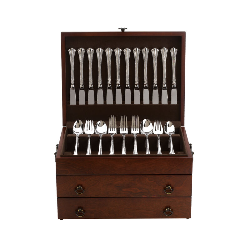 Reed & Barton &quot;Bristol Grande&quot;  Mahogany Flatware Chest image number 0
