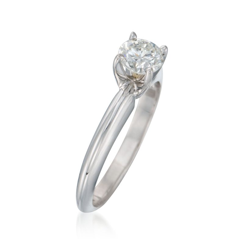.60 Carat Diamond Solitaire Engagement Ring in 14kt White Gold image number 2