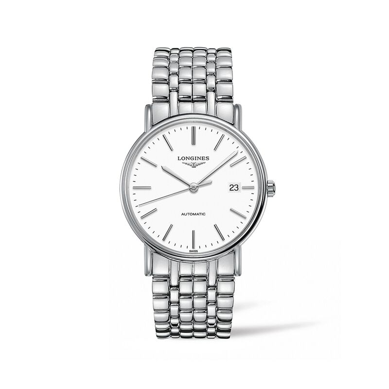 Longines Presence Men's 38.5mm Automatic Stainless Steel Watch image number 0