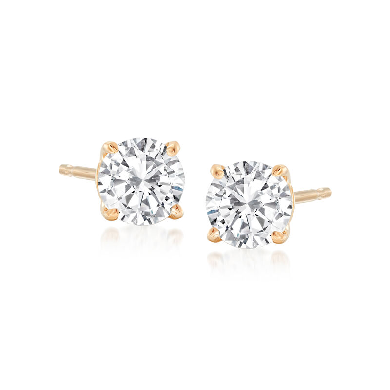 .75 ct. t.w. Diamond Stud Earrings in 14kt Yellow Gold  image number 0