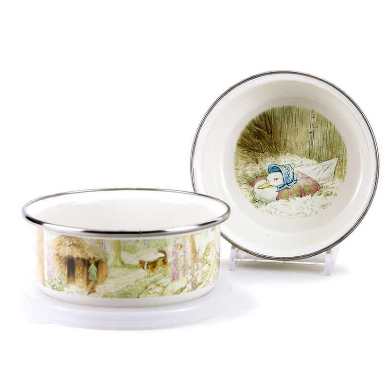 Golden Rabbit &quot;Jemima Puddle&quot; 3-pc. Child's Dinnerware Gift Set image number 3