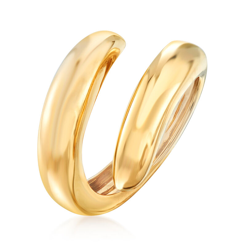 C. 1990 Vintage Chaumet Coil Ring in 18kt Yellow Gold. Size 7 image number 2