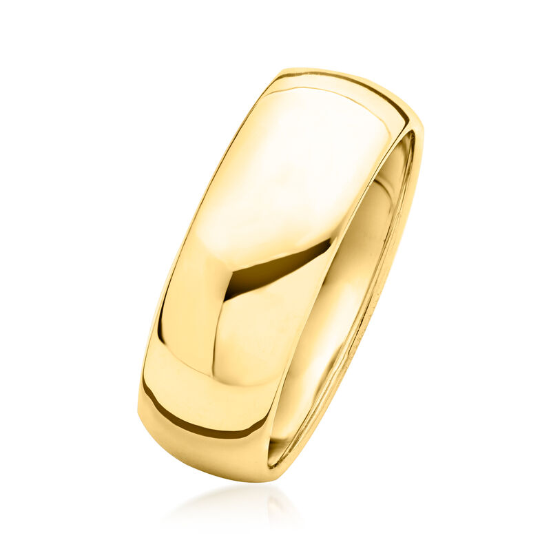 Italian 14kt Yellow Gold Dome Ring image number 2