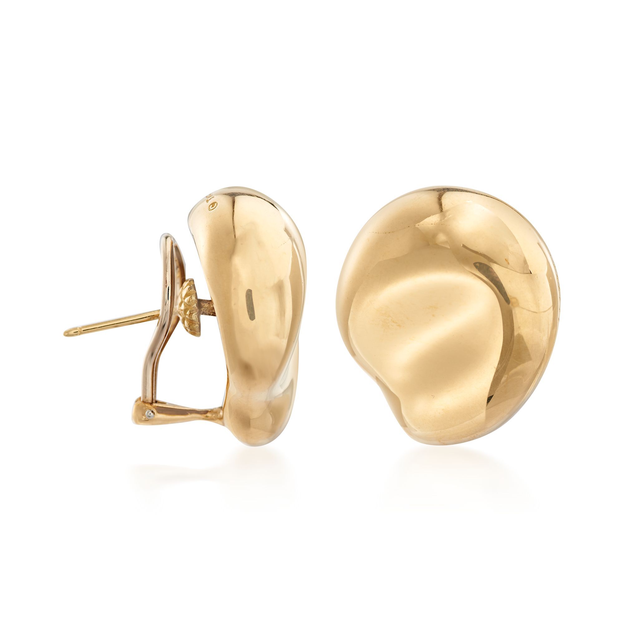 Tiffany bean earrings yamaha gold