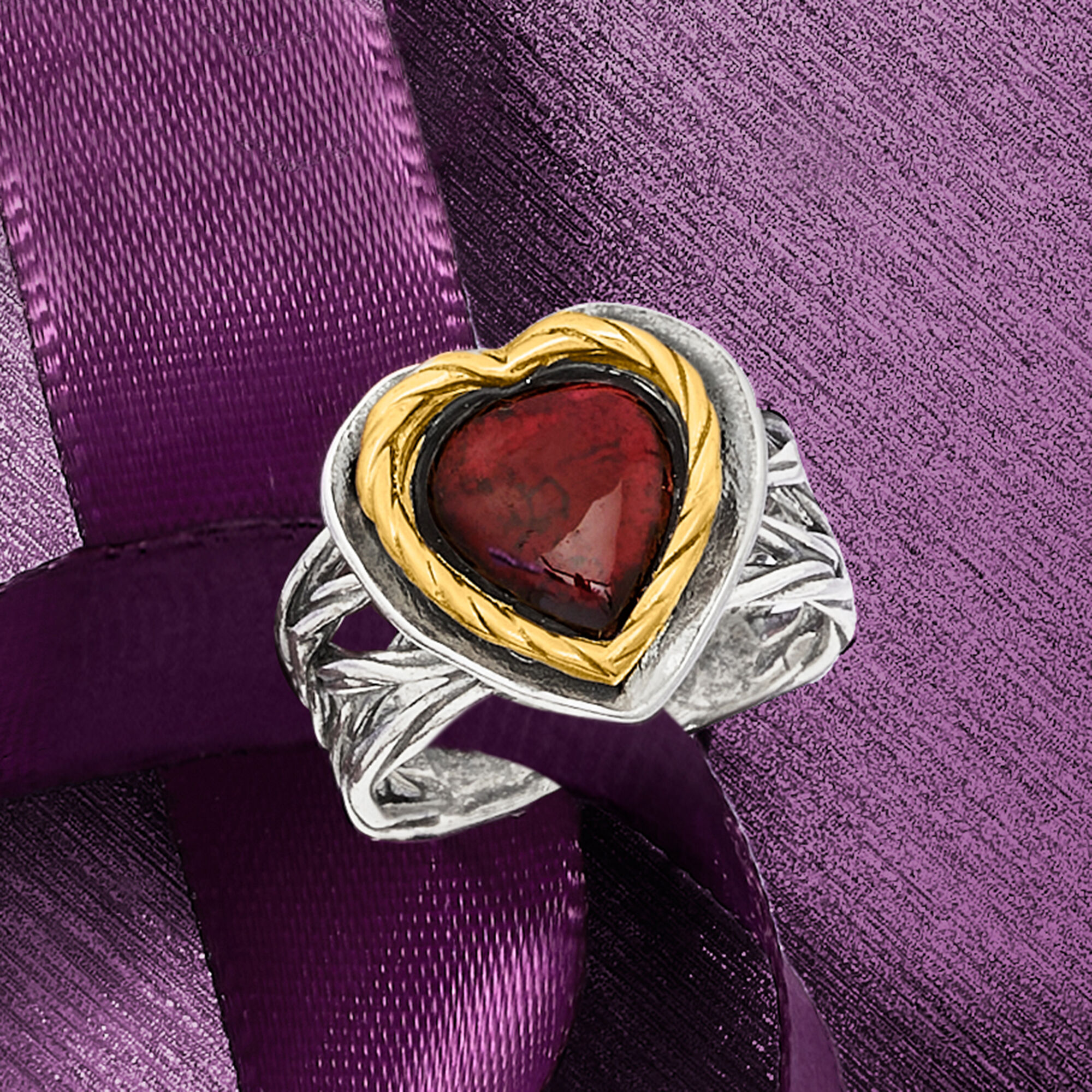 James avery garnet heart ring store