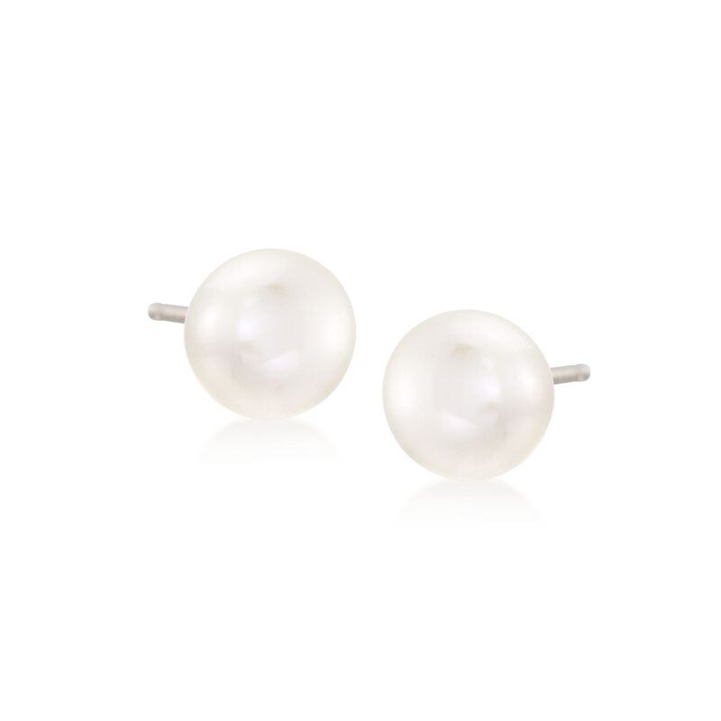 8.5-9.5mm Cultured Pearl Necklace with Free Earrings image number 2