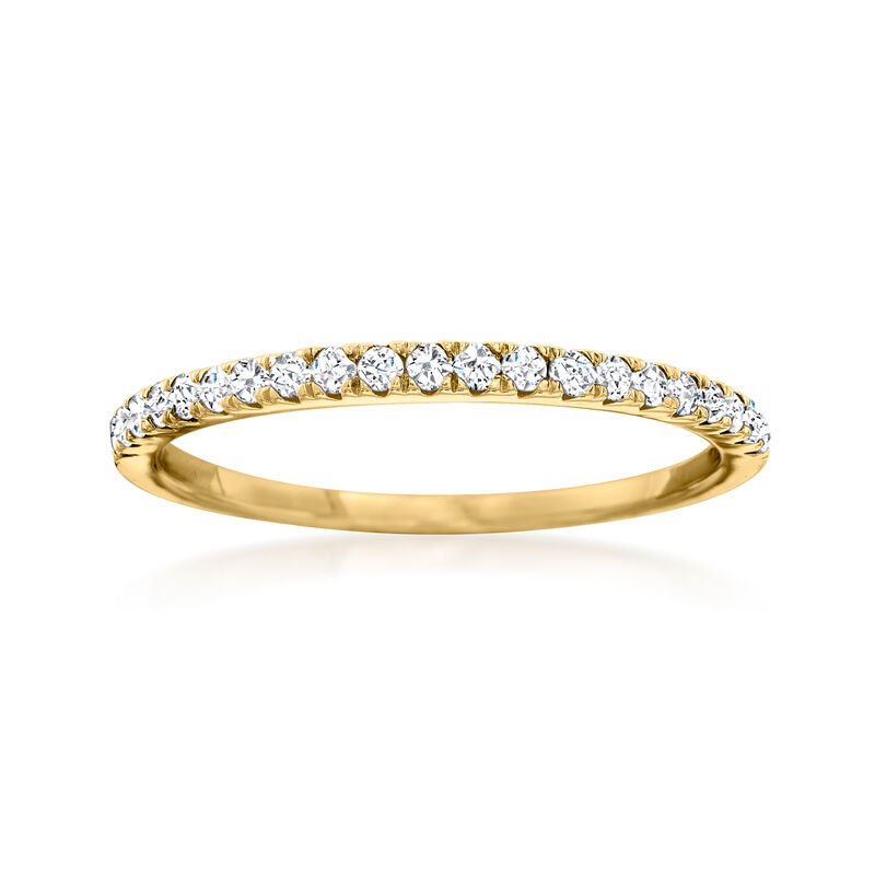 .25 ct. t.w. Diamond Stackable Ring in 14kt Yellow Gold image number 0