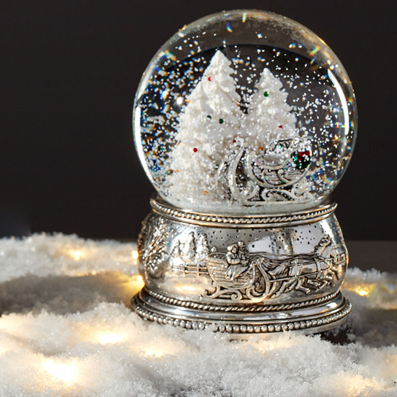 Reed & Barton &quot;Winter Traditions&quot; Sleigh Snow Globe image number 1