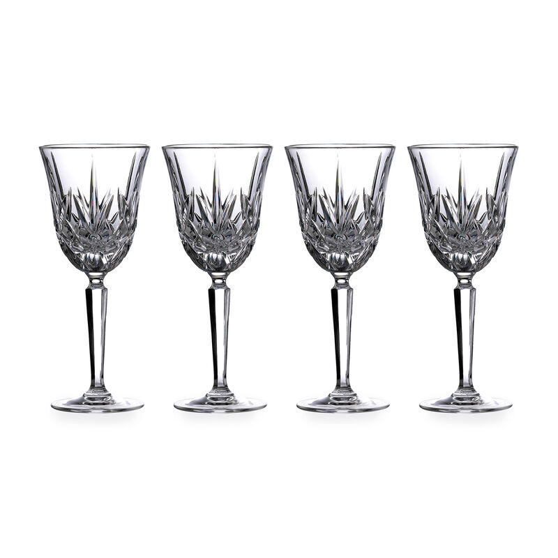 Marquis by Waterford Crystal &quot;Maxwell&quot; Set of 4 Wine Glasses from Italy image number 0